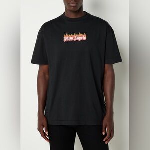 Palm Angels Black Flames T-shirt